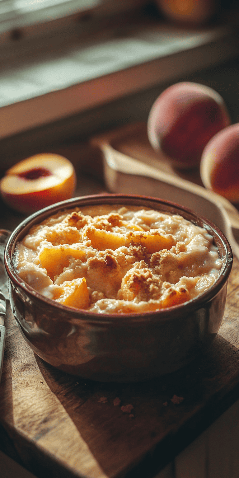 Ninja Creamie Peach Cobbler A La Mode: Your Go-To Dessert Delight!