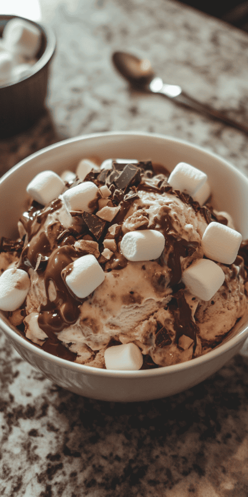 Ninja Your Way to Dessert Bliss with Rocky Road Adventure Ice Cream