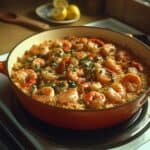 No Mess, All Flavor: One-Pot Garlic Butter Shrimp and Rice Magic