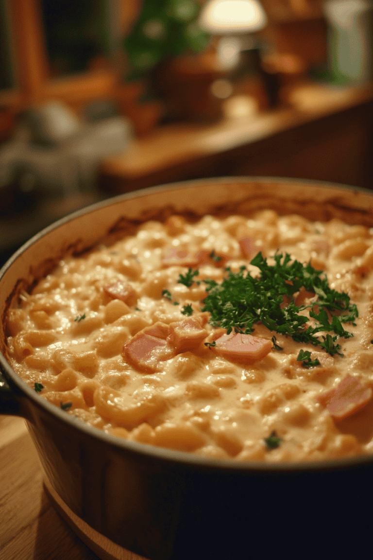 Dinner Done Right: One-Pot Ham and Cheddar Macaroni Recipe