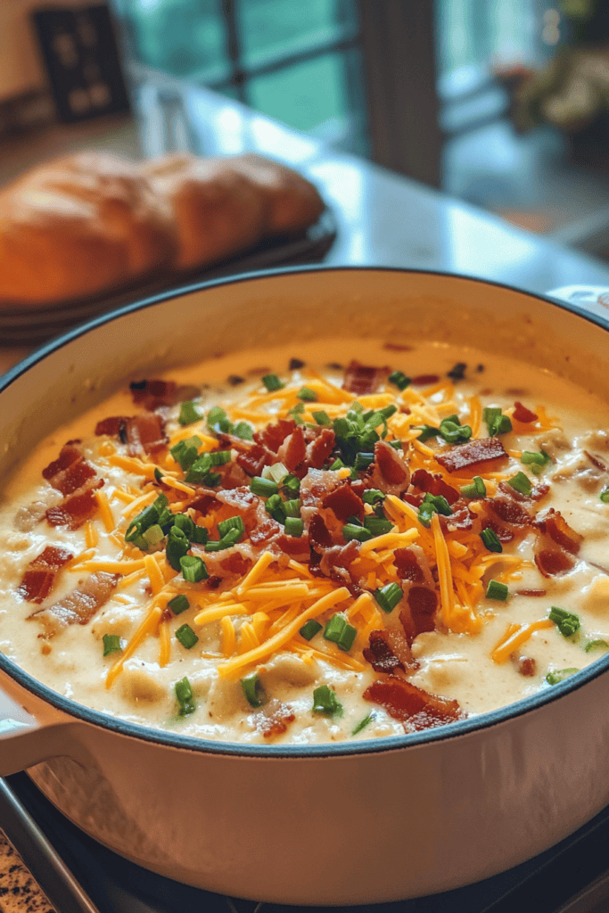 The Ultimate Comfort Food: One-Pot Loaded Baked Potato Soup That'll Hug Your Soul 4