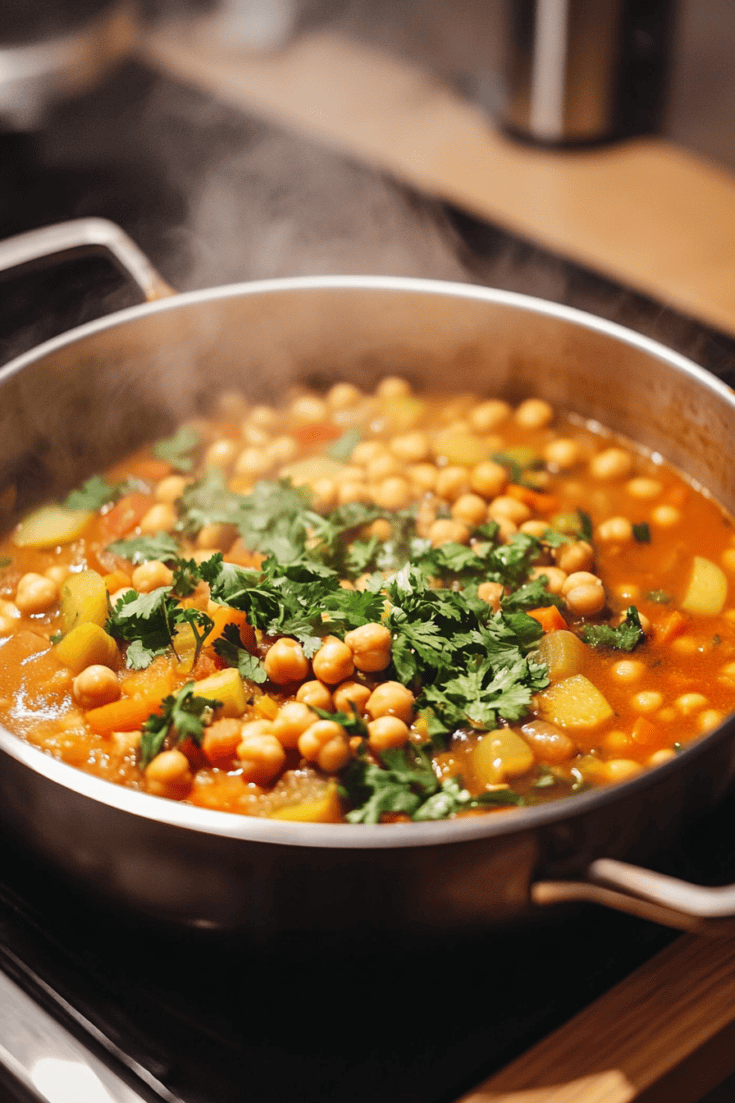 One-Pot Vegetable and Chickpea Curry