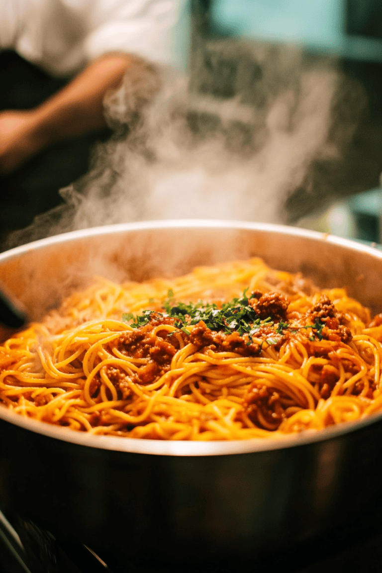 One-Pot Wonder: Easy Spaghetti Bolognese in Under 30 Minutes