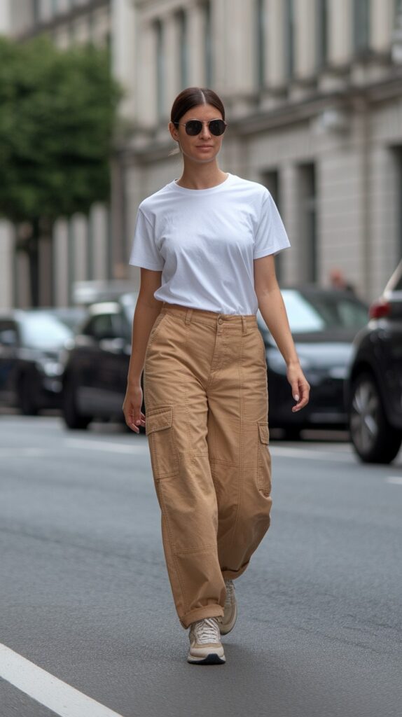 12 Chic Outfits with Tan Cargo Pants for Effortless Fashion: Style Tips and Inspiration 9