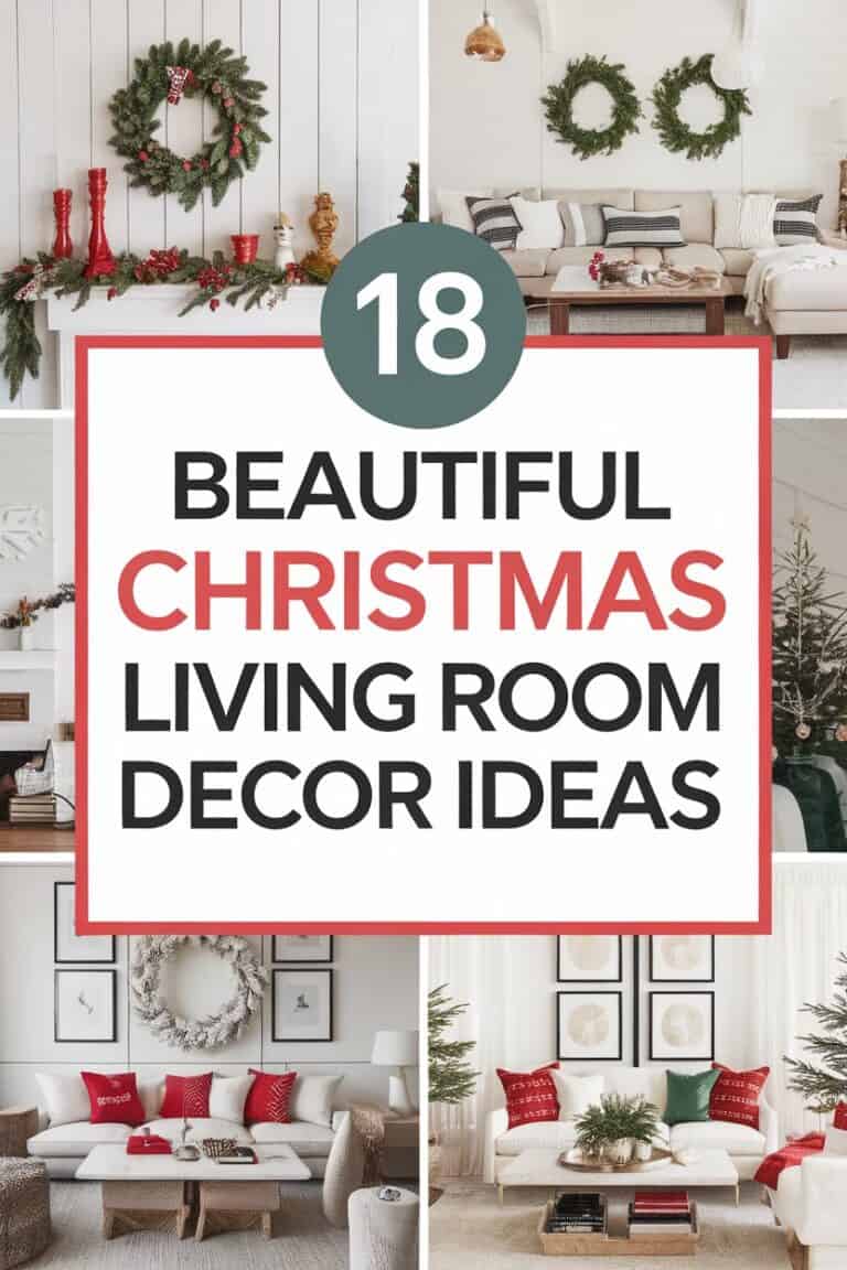 18 Unique and Creative Christmas Decor Ideas for Living Room That Will Make Your Guests Go Wow