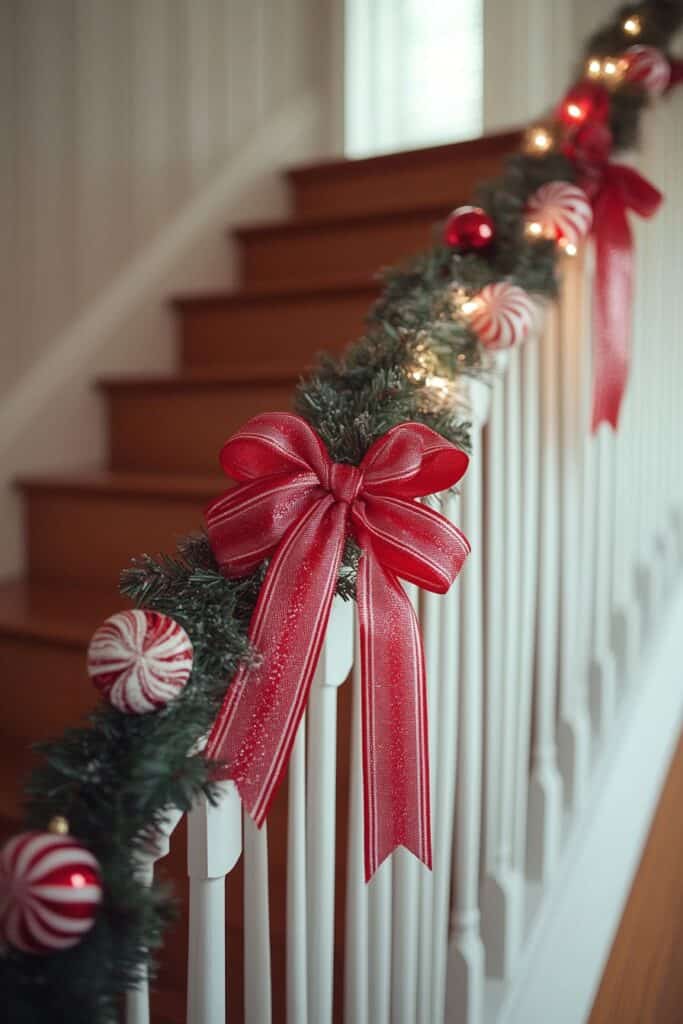Christmas Entryway Ideas to Greet Your Guests 24