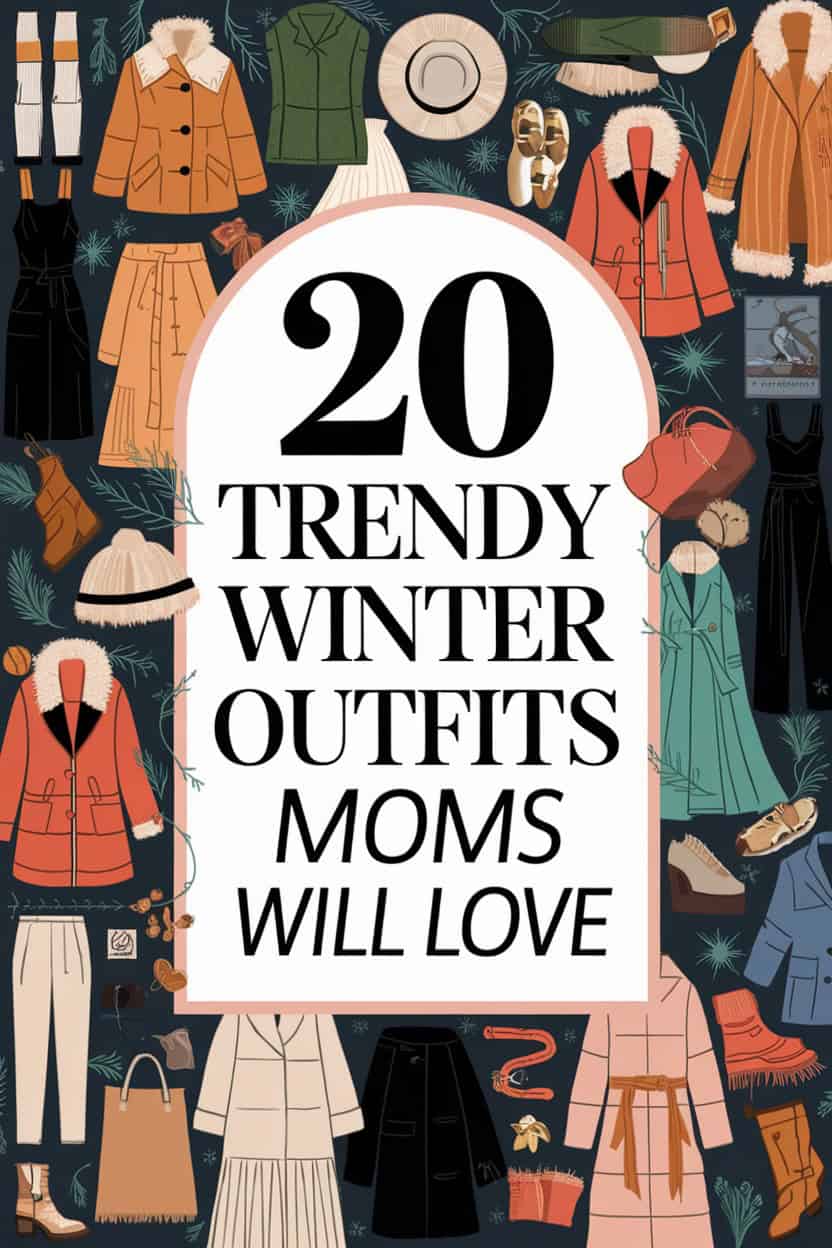 20 Cute Winter Outfit Ideas For Moms 5