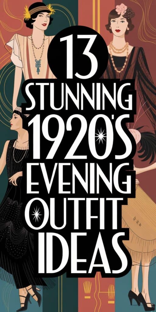 13 Evening 1920s Outfit Ideas for a Glam Night Out That Will Make You Shine!