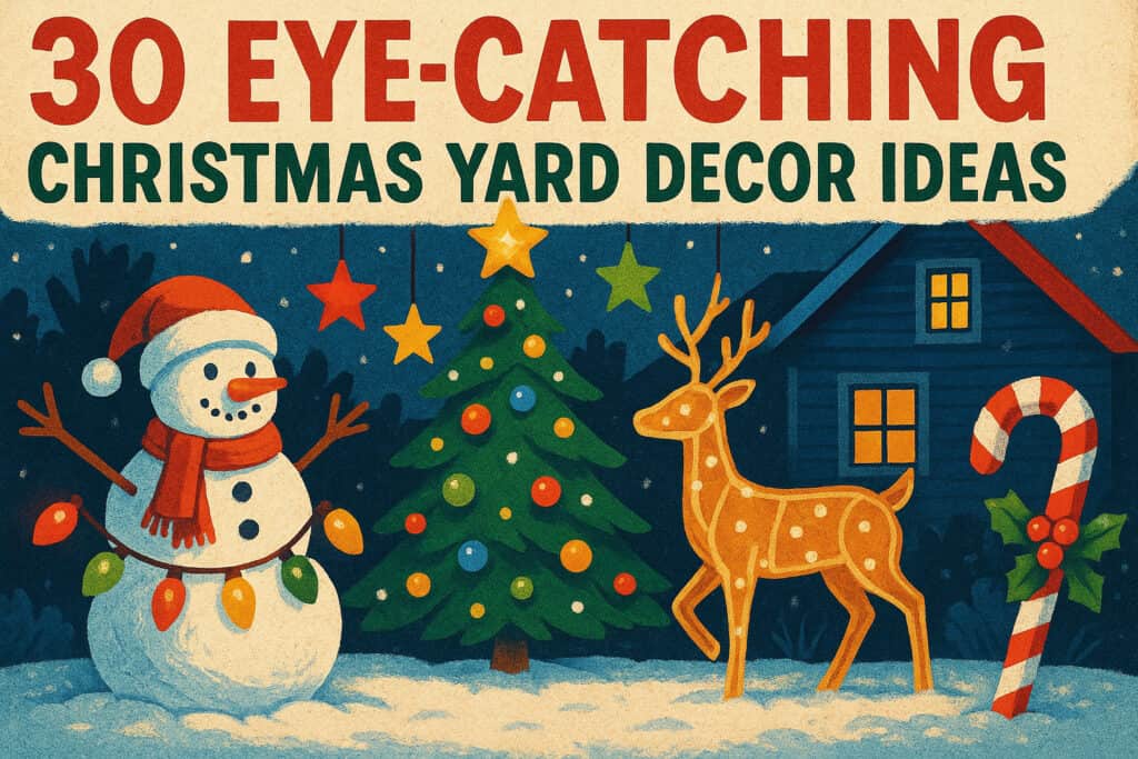 Christmas Yard Decor Ideas for a Festive Lawn
