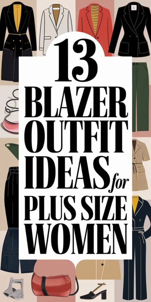 13 Blazer Outfit Ideas for Plus Size Women That Will Make Heads Turn!