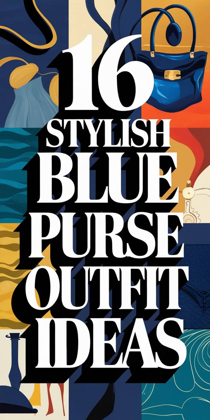 16 Blue Purse Outfit Ideas to Add a Pop of Color and Elevate Your Style!