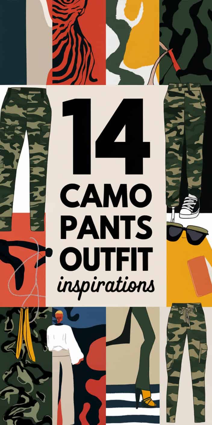 Camo Pants Outfits for a Bold, Casual Look