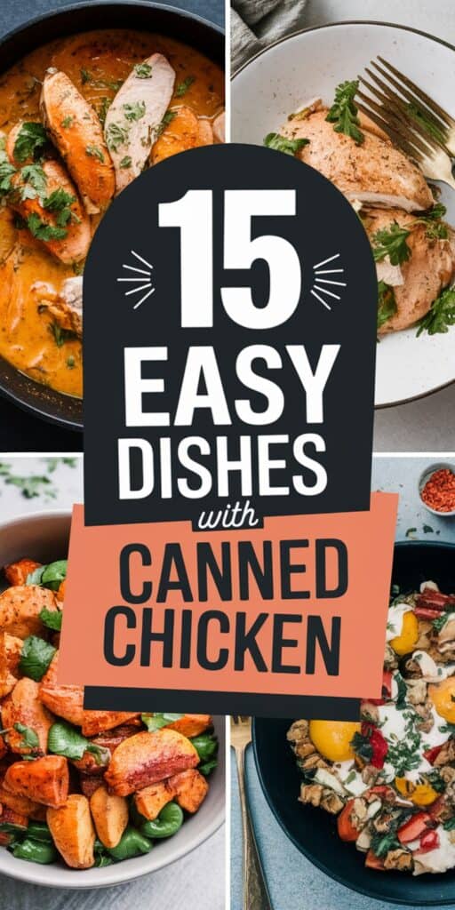 15 Easy Recipes Using Canned Chicken You’ll Actually Love: Quick and Delicious Meal Ideas