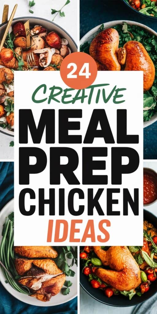 24 Meal Prep Chicken Recipes to Simplify Your Weeknight Dinners!