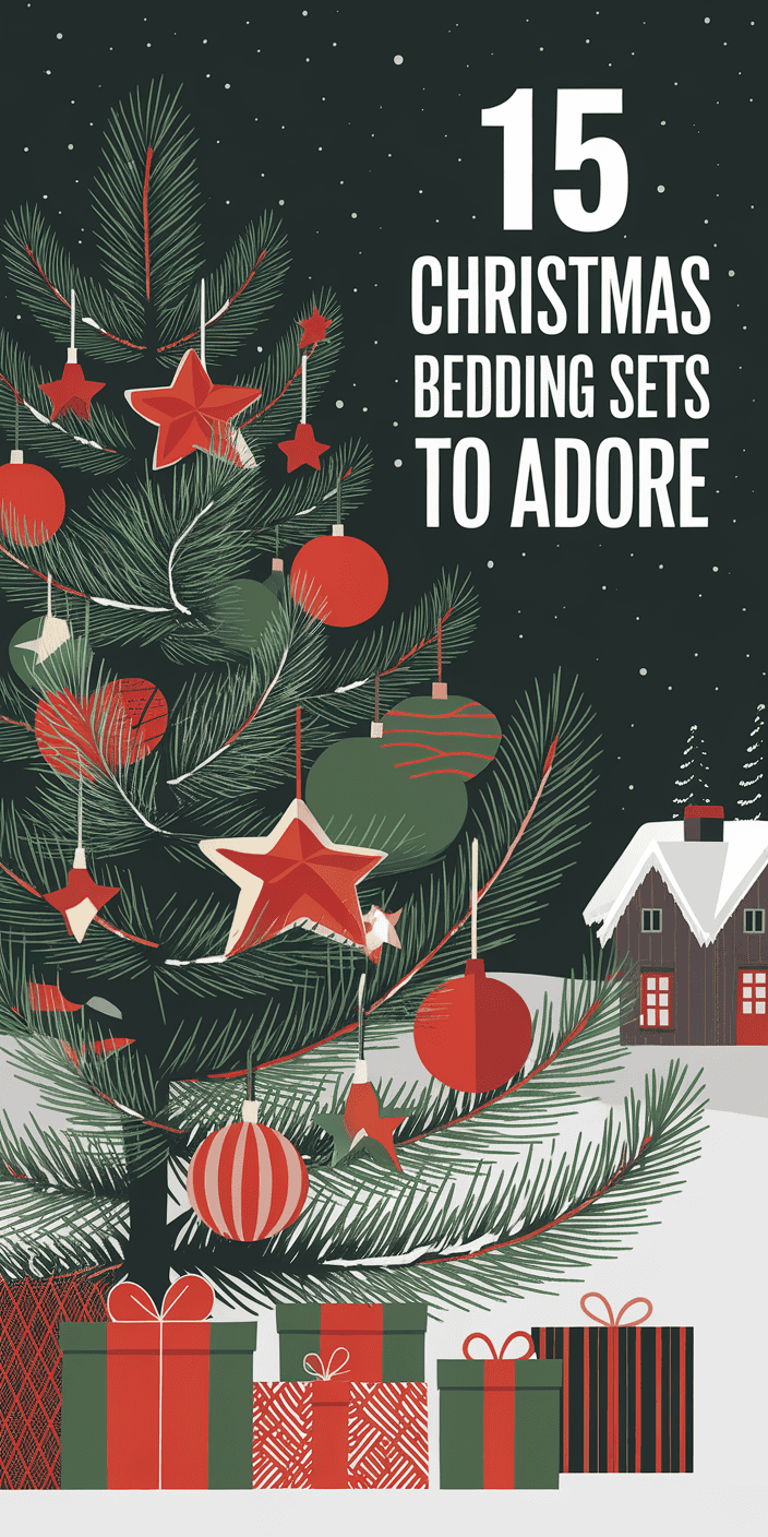 15 Festive Christmas Bedding Sets for a Merry Bedroom Makeover: Cozy Up Your Space with Holiday Cheer! 8
