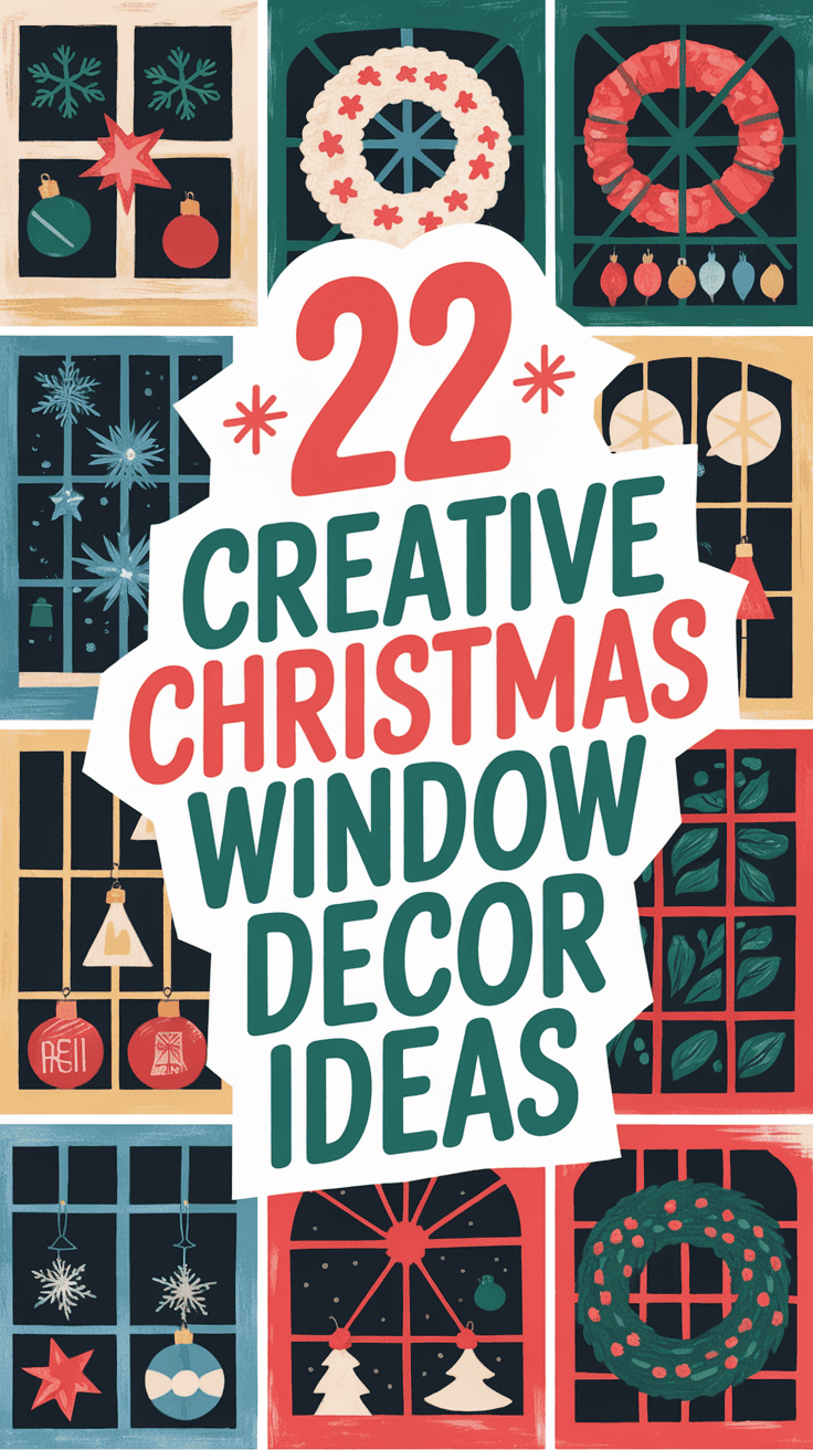 22 Charming Christmas Window Decorations to Brighten Your View: Festive Ideas You’ll Love
