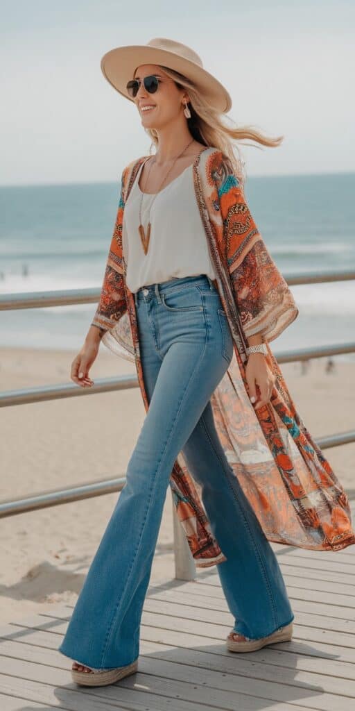 14 Flare Jeans Outfit Ideas to Flaunt Your Style with Confidence and Flair 4 14 Flare Jeans Outfit Ideas to Flaunt Your Style with Confidence and Flair 4