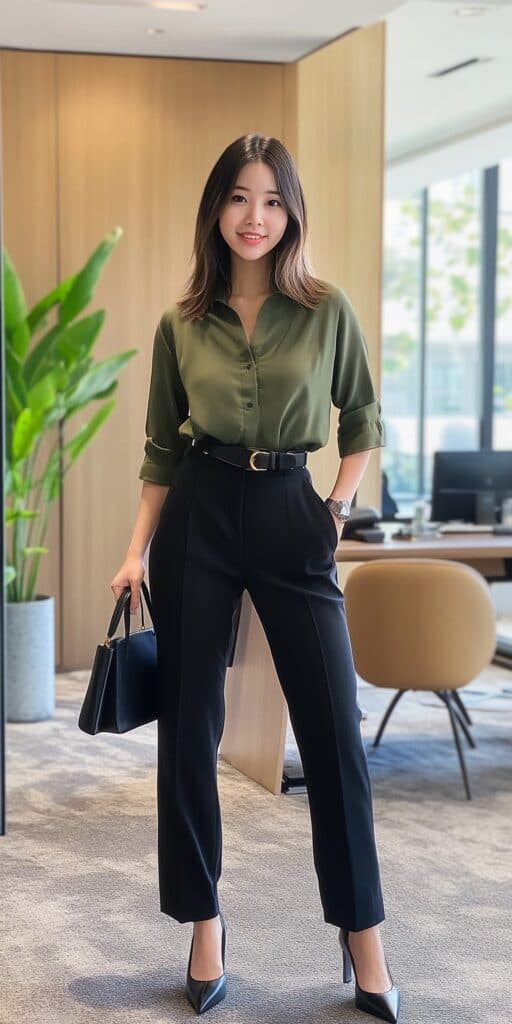 11 Stylish Ways to Wear a Green Shirt That Will Make You Shine! 3 11 Stylish Ways to Wear a Green Shirt That Will Make You Shine! 3