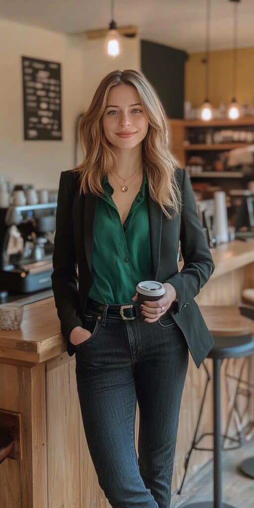 11 Stylish Ways to Wear a Green Shirt That Will Make You Shine! 4 11 Stylish Ways to Wear a Green Shirt That Will Make You Shine! 4