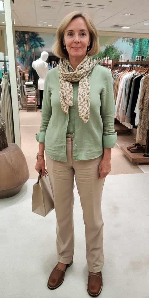 11 Stylish Ways to Wear a Green Shirt That Will Make You Shine! 8 11 Stylish Ways to Wear a Green Shirt That Will Make You Shine! 8