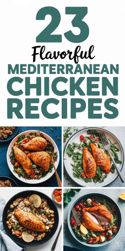 23 Mediterranean Diet Chicken Recipes to Keep Your Meals Fresh and Flavorful!