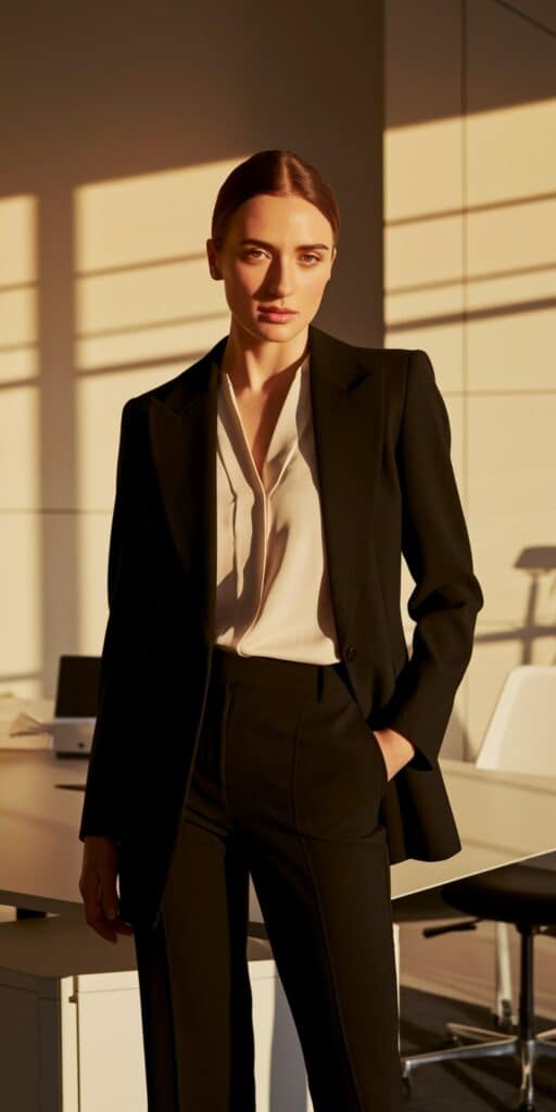 12 Work Outfit Ideas for Medium Size Women to Rock the Office and Boost Your Confidence! 1
