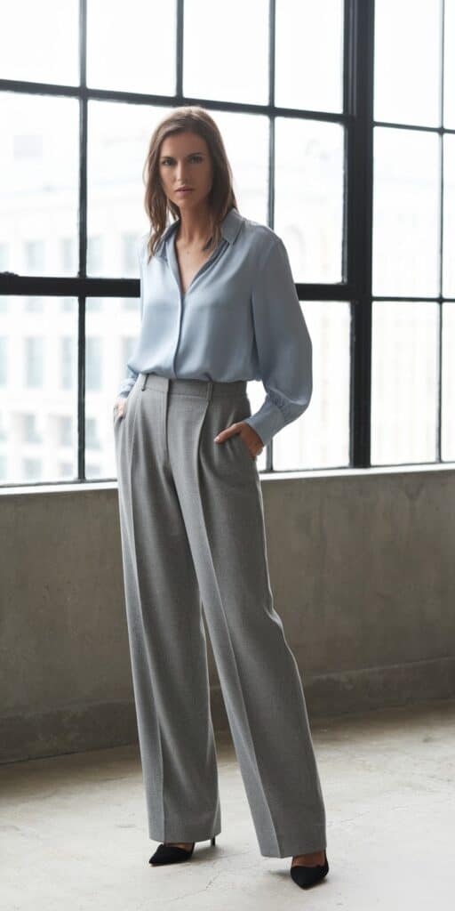 12 Work Outfit Ideas for Medium Size Women to Rock the Office and Boost Your Confidence! 2