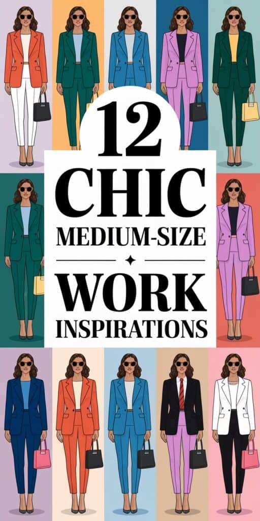 12 Work Outfit Ideas for Medium Size Women to Rock the Office and Boost Your Confidence!
