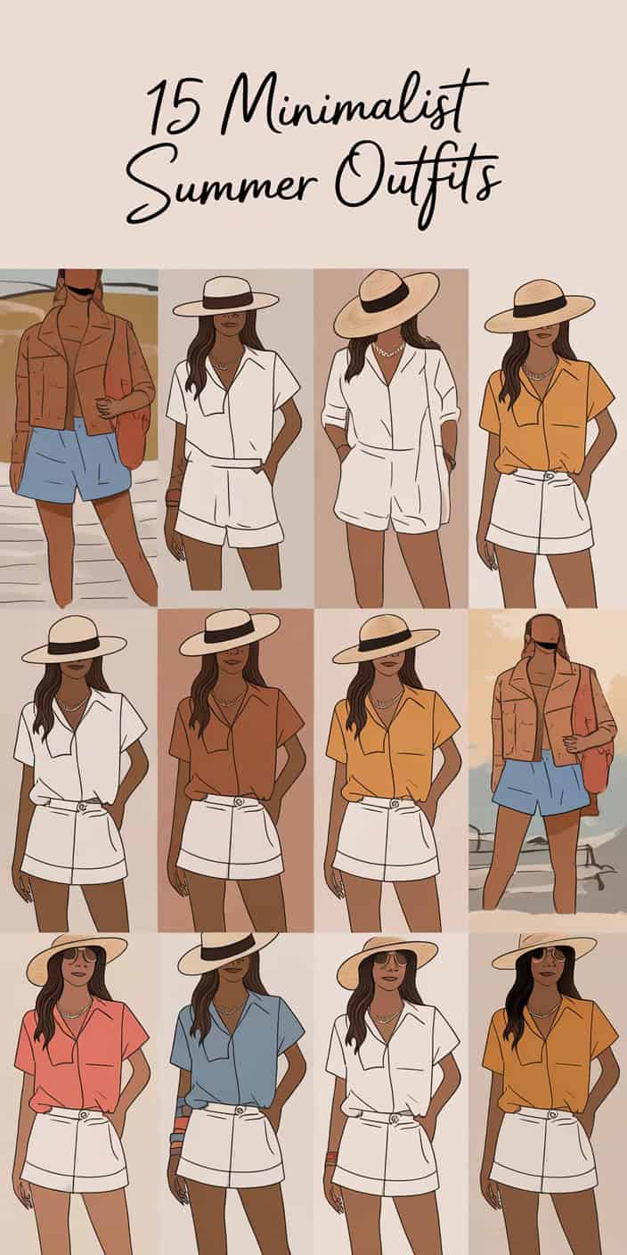 15 Minimalist Summer Outfit Ideas for Effortless Chic: Discover Your Perfect Look!
