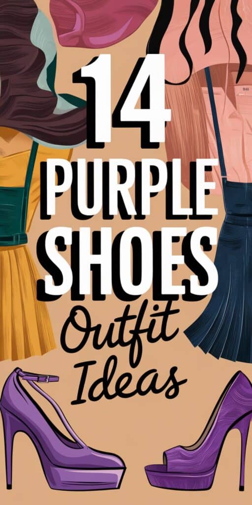 14 Purple Shoes Outfit Ideas to Stand Out and Shine Brighter Than Ever!