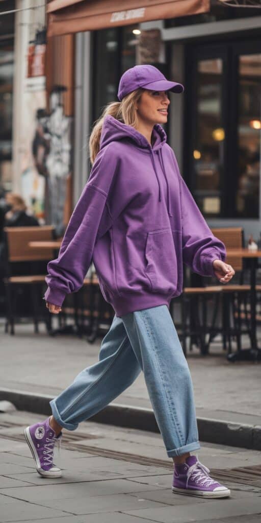 14 Purple Shoes Outfit Ideas to Stand Out and Shine Brighter Than Ever! 8 14 Purple Shoes Outfit Ideas to Stand Out and Shine Brighter Than Ever! 8