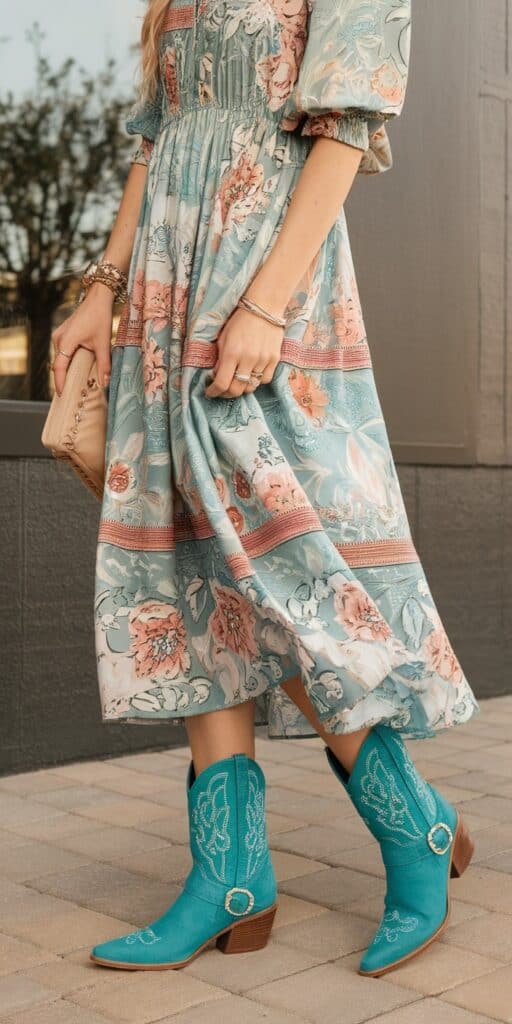 13 Turquoise Western Outfit Ideas to Make You Shine All Season Long! 12 13 Turquoise Western Outfit Ideas to Make You Shine All Season Long! 11