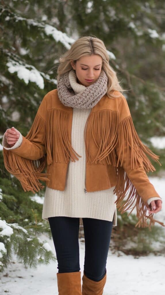 Western Winter Dress Outfits for Rustic Charm 2
