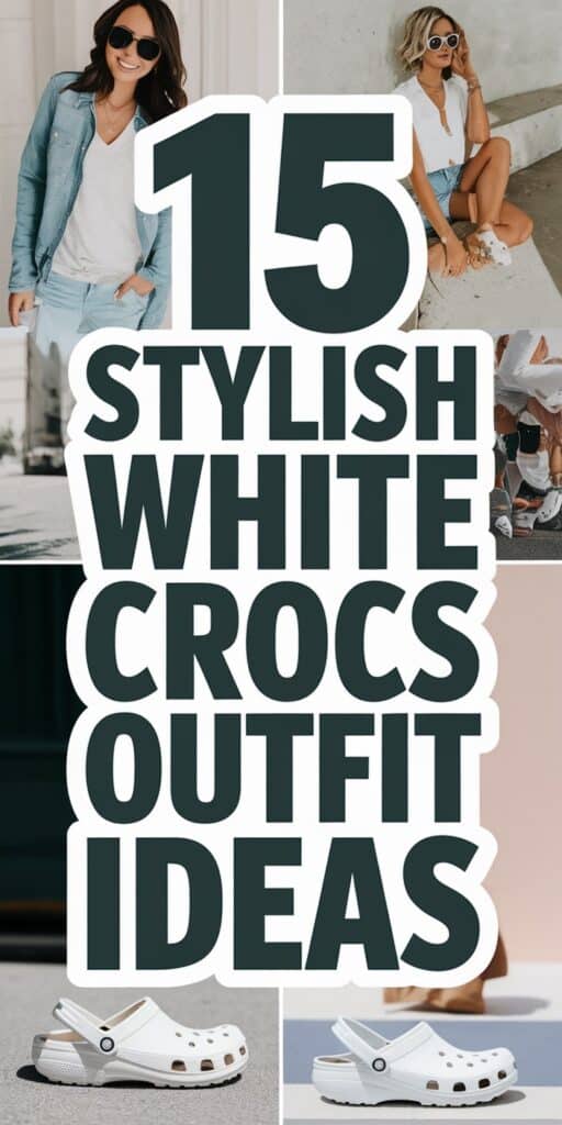 15 White Crocs Outfit Ideas for Casual Days That Will Elevate Your Style!