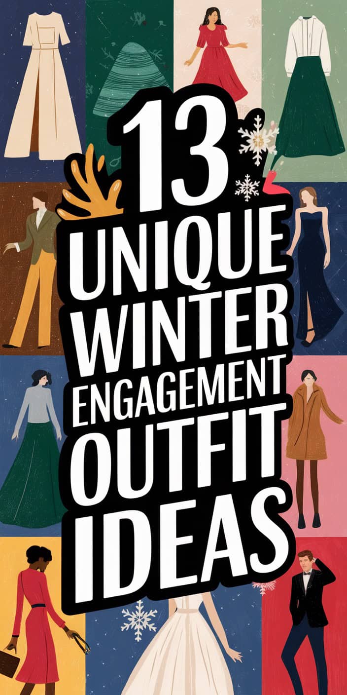 13 Winter Engagement Outfit Ideas to Celebrate Love in Style