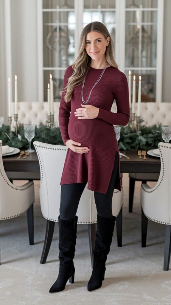 15 Winter Maternity Outfit Ideas for Stylish Moms-to-Be: Embrace Your Glow and Stay Cozy! 2