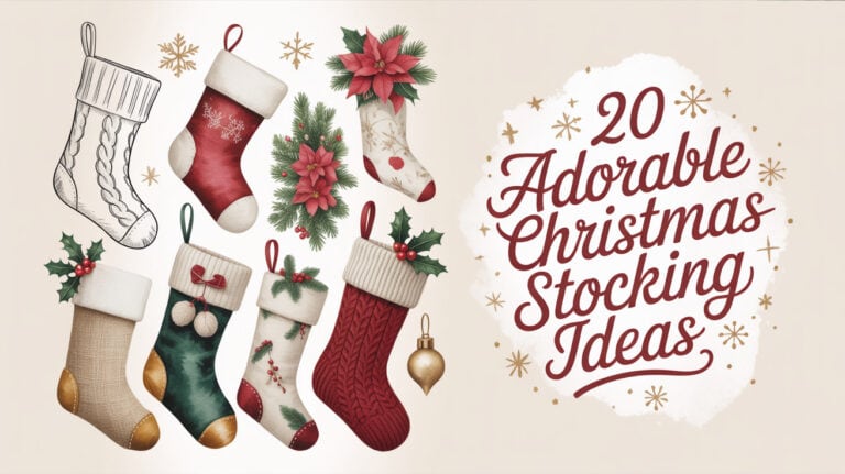 20 Adorable Christmas Stocking Ideas to Hang with Pride: Festive Flair for Your Fireplace