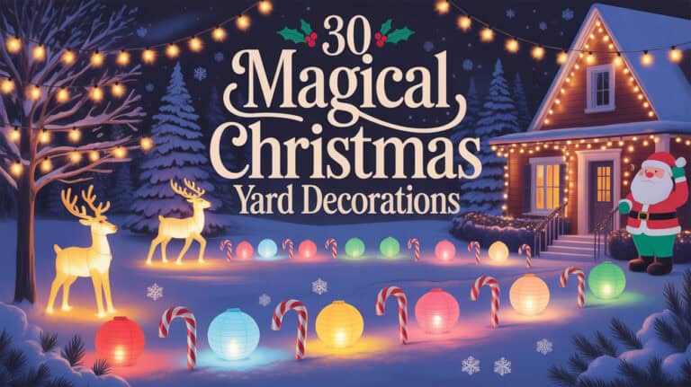 30 Magical Christmas Yard Decorations That Will Wow Your Neighbors: Transform Your Home into a Winter Wonderland