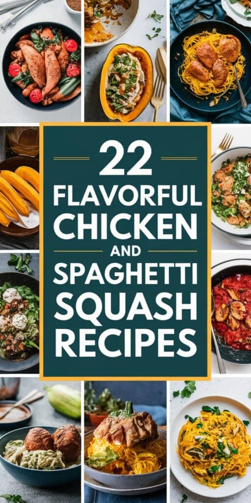 22 Chicken and Spaghetti Squash Recipes You’ll Love to Try Tonight!