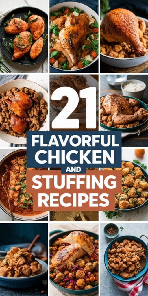 21 Savory Chicken and Stuffing Recipes You Need to Try Tonight!