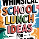 School Lunch Ideas Second Grade: Fun and Easy Meals Your Kids Will Love!