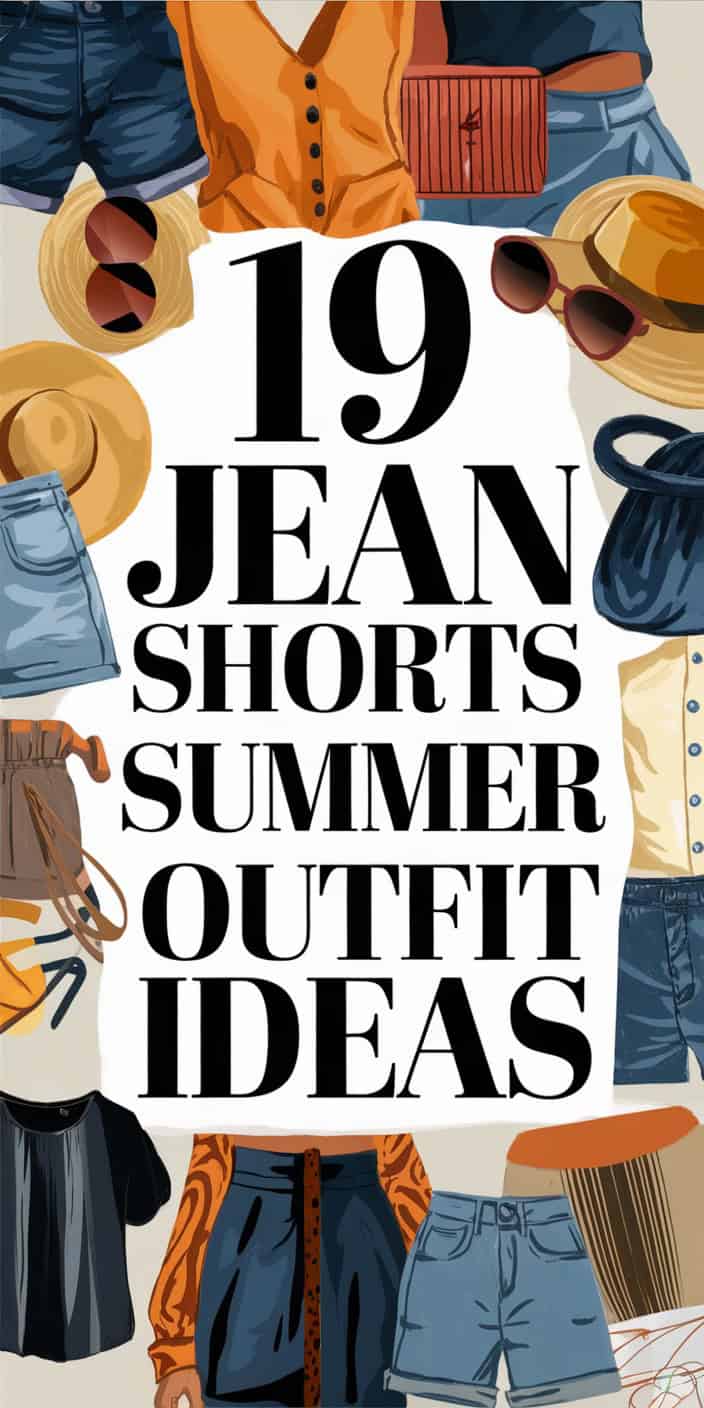 Summer Outfits with Jean Shorts for a Breezy Look