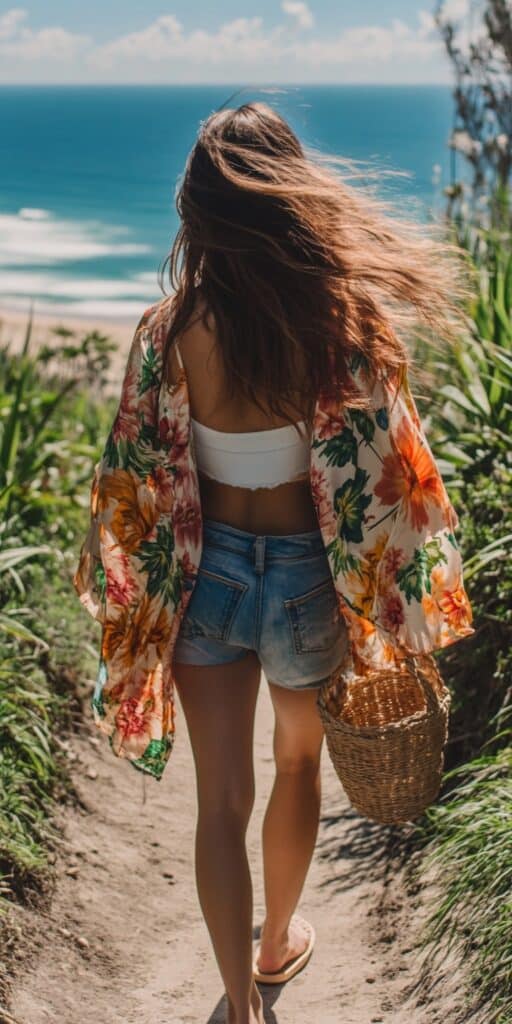 Jean Shorts Outfit Ideas for Summer 4