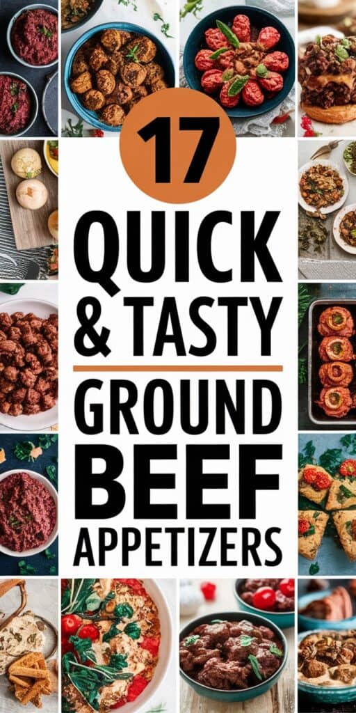 17 Ground Beef Appetizers That Fill Your Party Table with Irresistible Bites