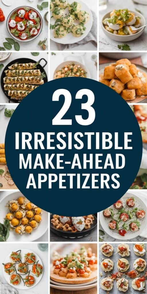 23 Make-Ahead Appetizers for Easy Hosting: Wow Your Guests Without Breaking a Sweat