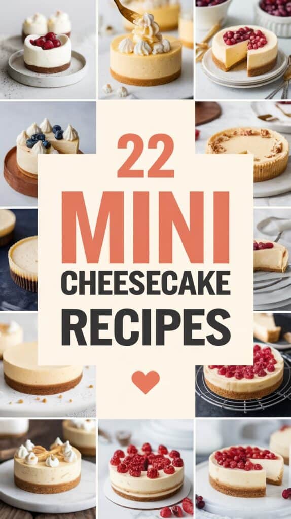 22 Mini Cheesecake Recipes for Parties That Will Make You the Host with the Most