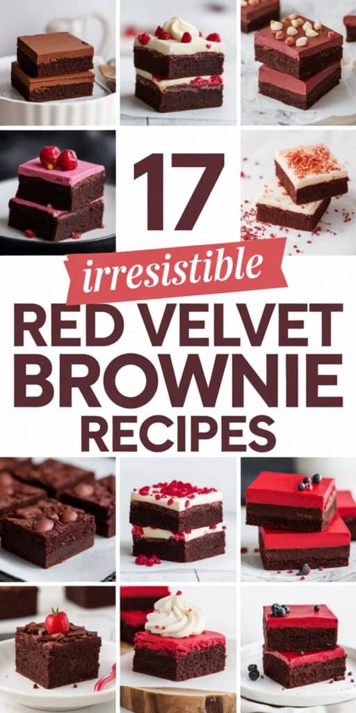 17 Red Velvet Brownie Recipes to Die For: Indulgent Treats You’ll Love