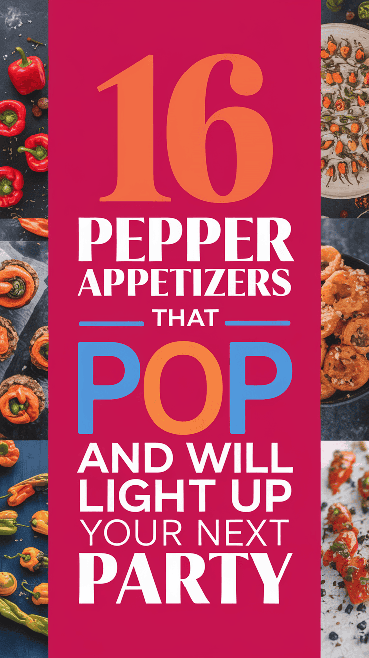 16 Pepper Appetizers That Pop And Will Light Up Your Next Party
