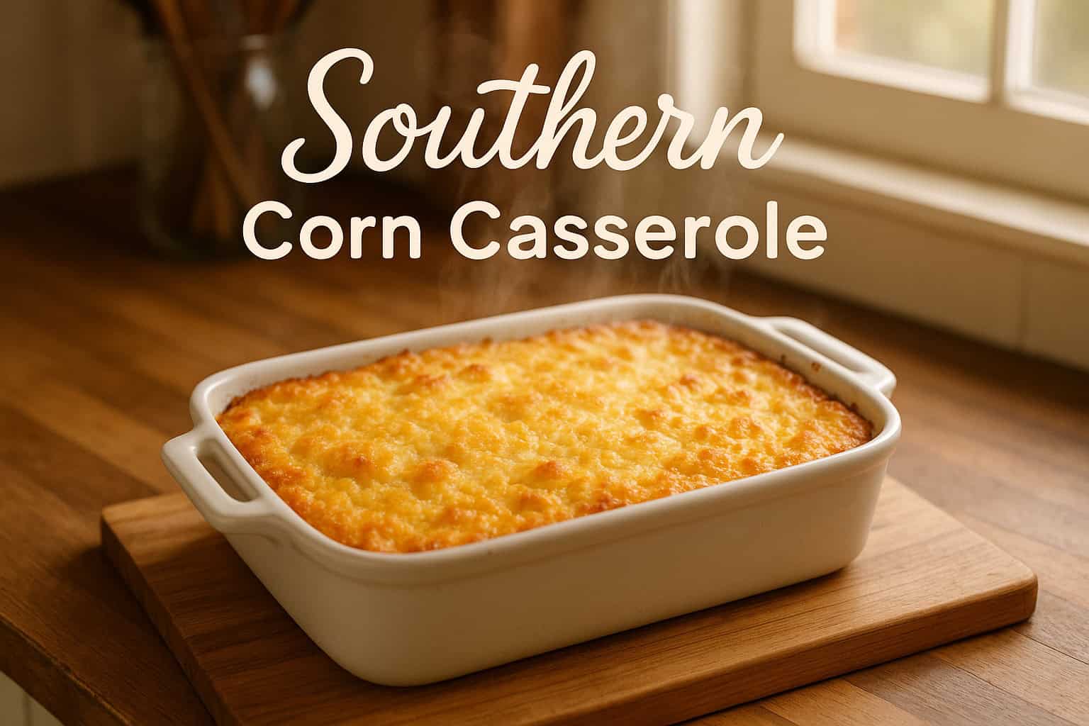Holiday Cooking & Baking Recipes: Southern Corn Casserole Recipe | Thanksgiving Recipes Side Dishes 8