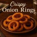 Crisp ONION RINGS Recipe + Onion Ring Dipping Sauce